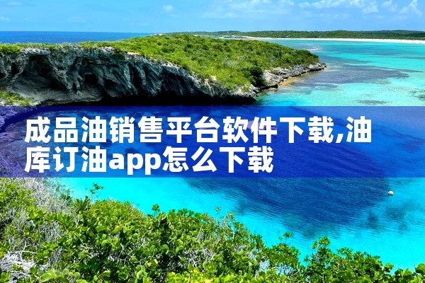 成品油销售平台软件下载