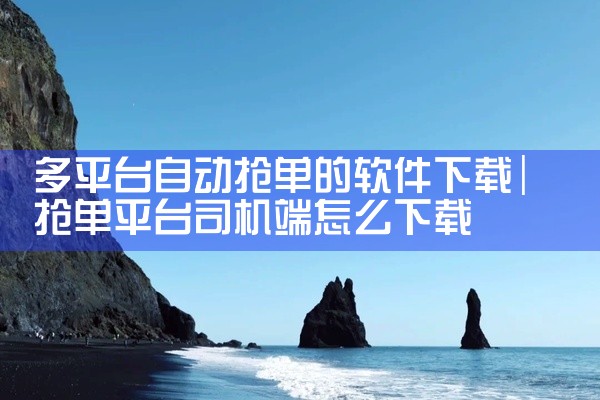 多平台自动抢单的软件下载